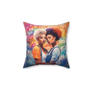 Love Lesbian Romance Pillow