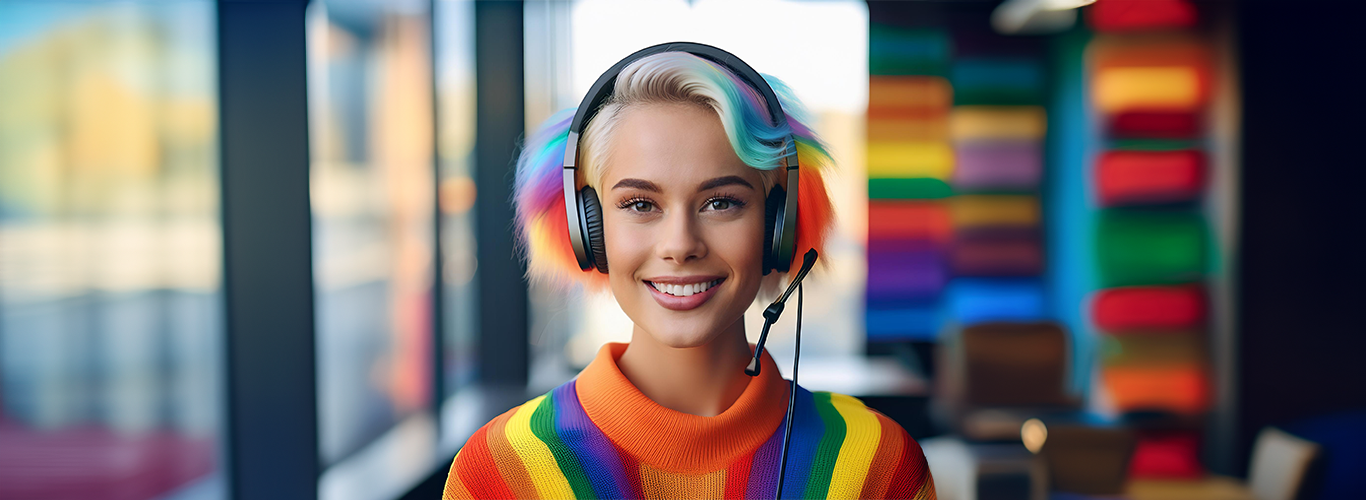 Customer service LGBTQ Digital Art