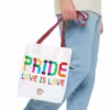 Pride Love Is Love Tote Bag - Celebrate LGBTQ+ Pride - Image 3