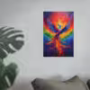Majestic Rainbow Phoenix LGBTQ Posters - Colorful Wall Art and Spiritual Gift - Image 6
