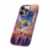 Vibrant Pride Parade Rainbow Street iPhone Case - Celebrate LGBTQ Pride - Image 29