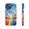 Rainbow Cityscape Phone Case - Celebrate Pride -1