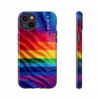Vibrant Rainbow Pride Art iPhone Case - Celebrate LGBTQ Inclusivity - Image 36