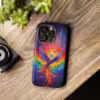 Bold A Phoenix Rising from Flames iPhone Case - Symbol of LGBTQ Resilience - Image 63