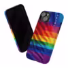 Vibrant Rainbow Pride Art iPhone Case - Celebrate LGBTQ Inclusivity - Image 59