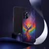 Bold A Phoenix Rising from Flames iPhone Case - Symbol of LGBTQ Resilience - Image 17