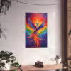Majestic Rainbow Phoenix LGBTQ Posters - Colorful Wall Art and Spiritual Gift - Image 7