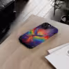 Bold A Phoenix Rising from Flames iPhone Case - Symbol of LGBTQ Resilience - Image 47