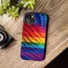 Vibrant Rainbow Pride Art iPhone Case - Celebrate LGBTQ Inclusivity - Image 60