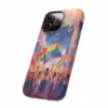 Vibrant Pride Parade Rainbow Street iPhone Case - Celebrate LGBTQ Pride - Image 49