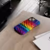 Vibrant Rainbow Pride Art iPhone Case - Celebrate LGBTQ Inclusivity - Image 23