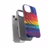 Vibrant Rainbow Pride Art iPhone Case - Celebrate LGBTQ Inclusivity - Image 26