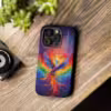 Bold A Phoenix Rising from Flames iPhone Case - Symbol of LGBTQ Resilience - Image 66