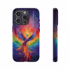 Bold A Phoenix Rising from Flames iPhone Case - Symbol of LGBTQ Resilience - Image 61