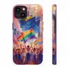 Vibrant Pride Parade Rainbow Street iPhone Case - Celebrate LGBTQ Pride - Image 4