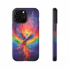 Bold A Phoenix Rising from Flames iPhone Case - Symbol of LGBTQ Resilience - Image 48