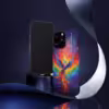 Bold A Phoenix Rising from Flames iPhone Case - Symbol of LGBTQ Resilience - Image 15