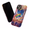 Vibrant Pride Parade Rainbow Street iPhone Case - Celebrate LGBTQ Pride - Image 56