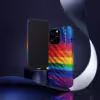 Vibrant Rainbow Pride Art iPhone Case - Celebrate LGBTQ Inclusivity - Image 13