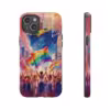 Vibrant Pride Parade Rainbow Street iPhone Case - Celebrate LGBTQ Pride - Image 55