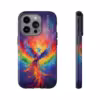 Bold A Phoenix Rising from Flames iPhone Case - Symbol of LGBTQ Resilience - Image 28