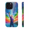 Bold Gay Power Rainbow Painting iPhone Case - Celebrate LGBTQ Pride - Image 12