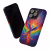 Bold A Phoenix Rising from Flames iPhone Case - Symbol of LGBTQ Resilience - Image 62