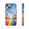 Rainbow Cityscape Phone Case - Celebrate Pride -1 - Image 20