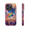 Vibrant Pride Parade Rainbow Street iPhone Case - Celebrate LGBTQ Pride - Image 61
