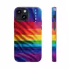 Vibrant Rainbow Pride Art iPhone Case - Celebrate LGBTQ Inclusivity - Image 8