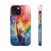 Bold Lesbian Power Rainbow Painting iPhone Case - Celebrate LGBTQ Pride - Image 8