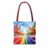 Rainbow Street of NY Tote Bag - Image 6
