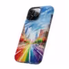 Rainbow Cityscape Phone Case - Celebrate Pride -1 - Image 45