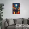 Elegant gay men on a moonlit street 2 Fine Art Posters - Image 3