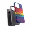 Vibrant Rainbow Pride Art iPhone Case - Celebrate LGBTQ Inclusivity - Image 46