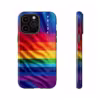 Vibrant Rainbow Pride Art iPhone Case - Celebrate LGBTQ Inclusivity - Image 44