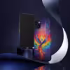 Bold A Phoenix Rising from Flames iPhone Case - Symbol of LGBTQ Resilience - Image 5