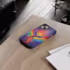 Bold A Phoenix Rising from Flames iPhone Case - Symbol of LGBTQ Resilience - Image 27