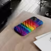 Vibrant Rainbow Pride Art iPhone Case - Celebrate LGBTQ Inclusivity - Image 39