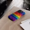 Vibrant Rainbow Pride Art iPhone Case - Celebrate LGBTQ Inclusivity - Image 47