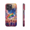Vibrant Pride Parade Rainbow Street iPhone Case - Celebrate LGBTQ Pride - Image 70