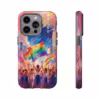Vibrant Pride Parade Rainbow Street iPhone Case - Celebrate LGBTQ Pride - Image 28