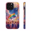Vibrant Pride Parade Rainbow Street iPhone Case - Celebrate LGBTQ Pride - Image 12