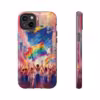 Vibrant Pride Parade Rainbow Street iPhone Case - Celebrate LGBTQ Pride - Image 36