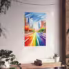 LGBTQ Rainbow Crosswalk Poster - Vibrant Pride Decor - Image 7