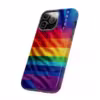 Vibrant Rainbow Pride Art iPhone Case - Celebrate LGBTQ Inclusivity - Image 45