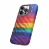 Vibrant Rainbow Pride Art iPhone Case - Celebrate LGBTQ Inclusivity - Image 33