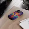 Bold A Phoenix Rising from Flames iPhone Case - Symbol of LGBTQ Resilience - Image 31