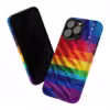 Vibrant Rainbow Pride Art iPhone Case - Celebrate LGBTQ Inclusivity - Image 71