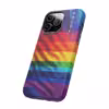 Vibrant Rainbow Pride Art iPhone Case - Celebrate LGBTQ Inclusivity - Image 49